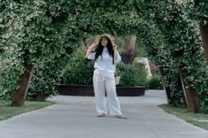 Photo white pants