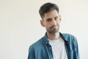Photo denim shirt